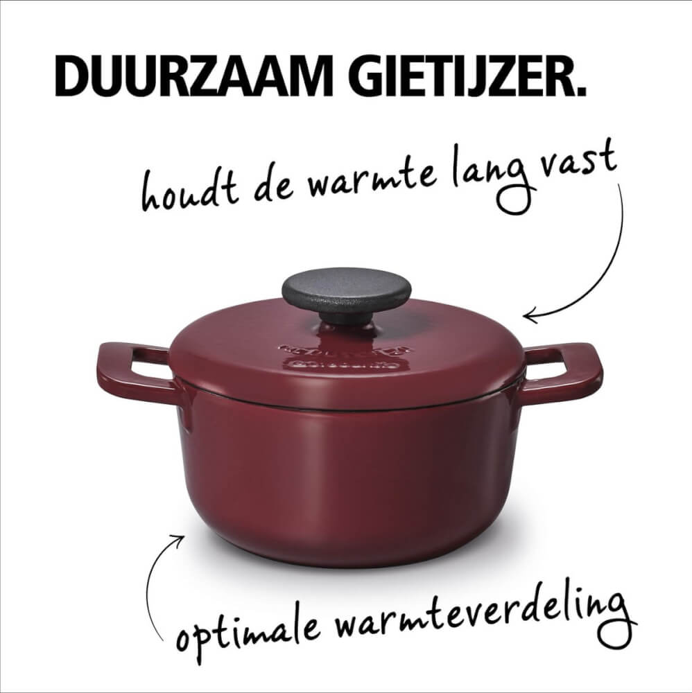 Brabantia Cookware Braadpan 20cm Gietijzer The Dutch Oven Brabantia